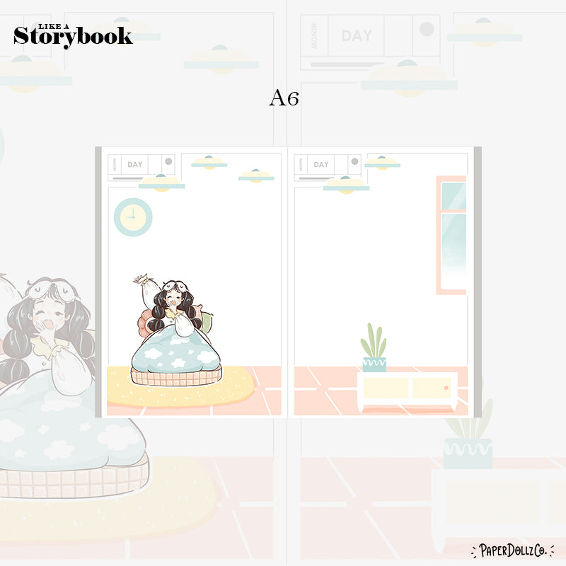 Peaceful Sweet Dreams Hobonichi A6 Daily Sticker Kit - a046