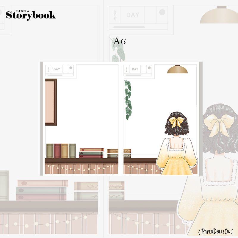Library Crowning Glory Hobonichi A6 Daily Sticker Kit - a053