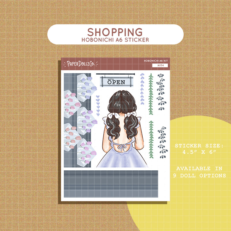 Shopping Crowning Glory Hobonichi A6 Daily Sticker Kit - a054