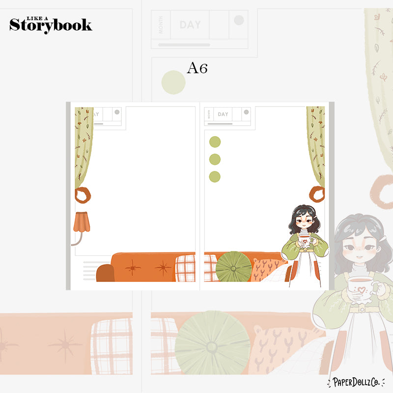 Home Fabulous Fall Hobonichi A6 Daily Sticker Kit - a056