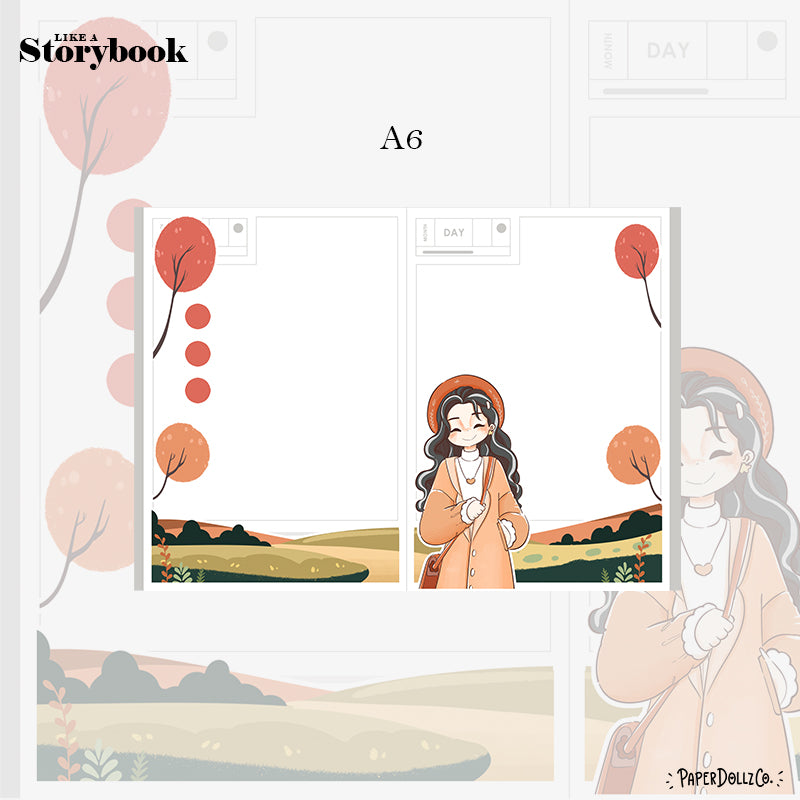 Date Night Fabulous Fall Hobonichi A6 Daily Sticker Kit - a057