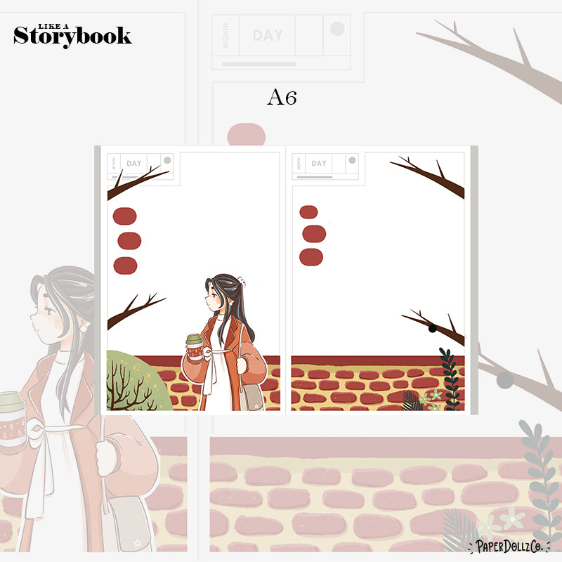 Office Fabulous Fall Hobonichi A6 Daily Sticker Kit - a058