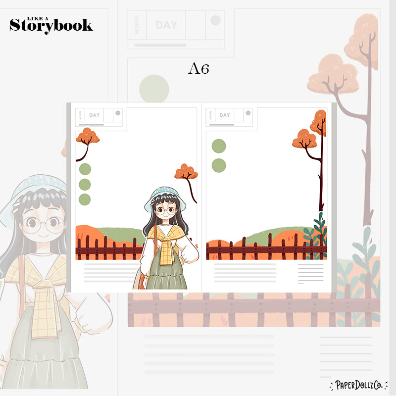 Travel Fabulous Fall Hobonichi A6 Daily Sticker Kit - a060