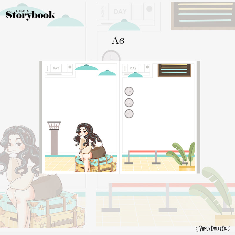 Solo Wanderlust Hobonichi A6 Daily Sticker Kit - a067