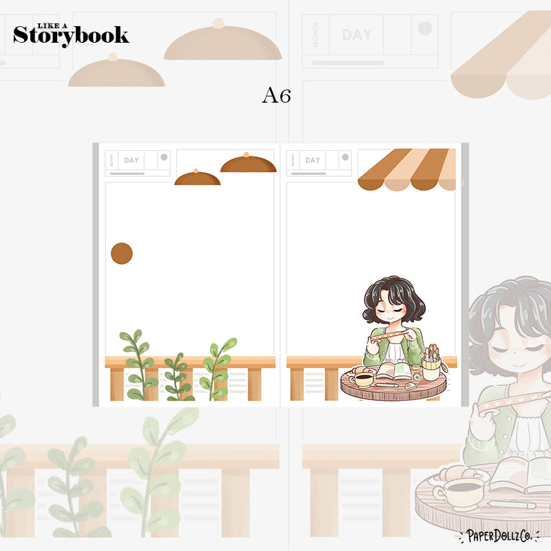 Cafe | Planner Girl | Hobonichi A6 Daily Sticker Kit - a078