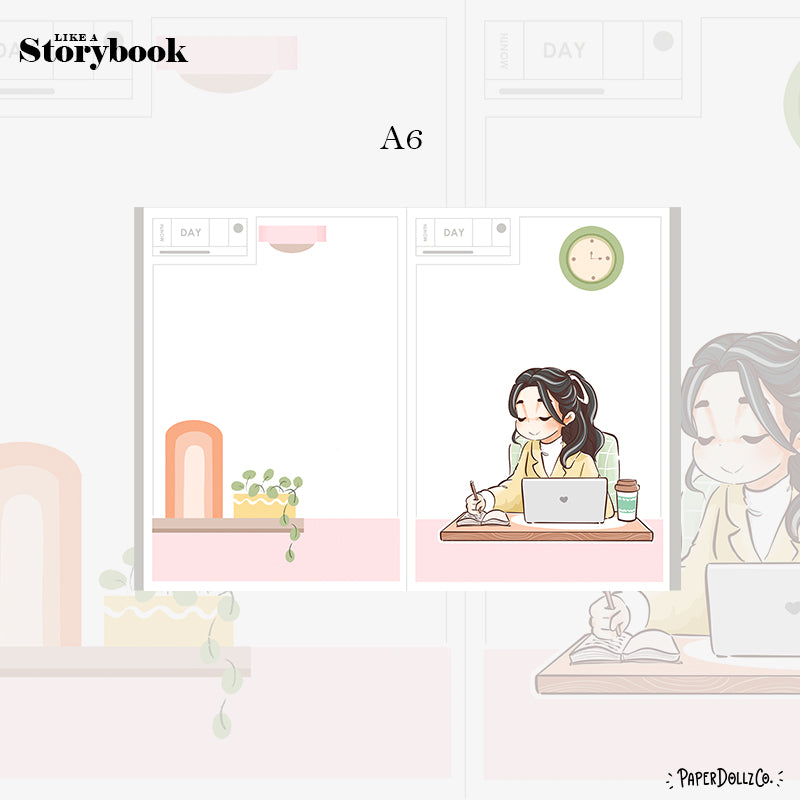 Work | Planner Girl | Hobonichi A6 Daily Sticker Kit - a079
