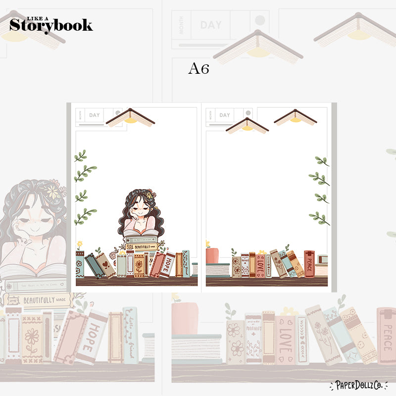 Readaholic | Reclaiming My Radiance | Hobonichi A6 Daily Sticker Kit - a083