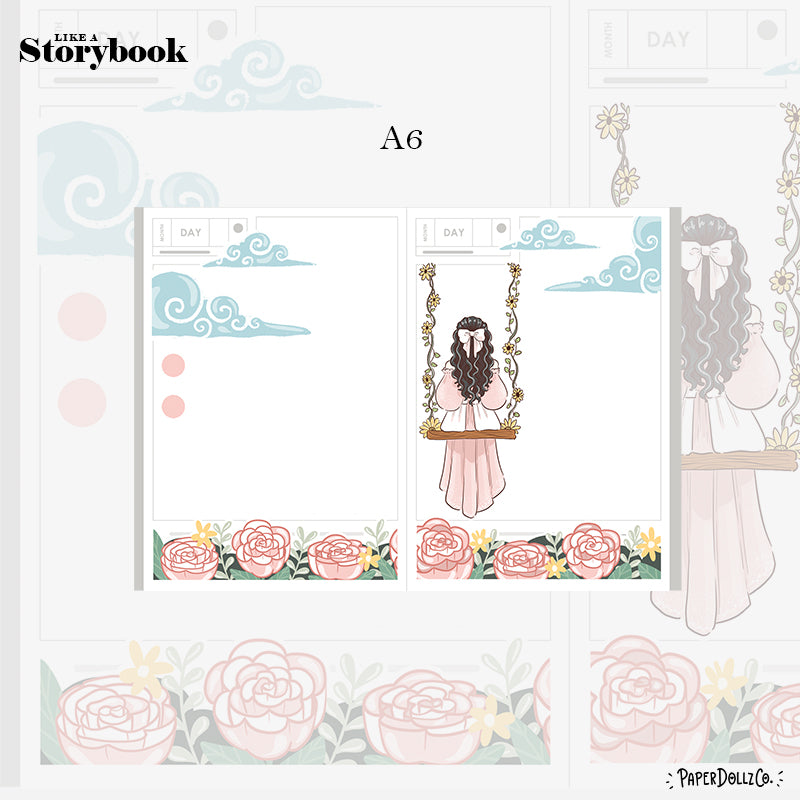 Flora | Reclaiming My Radiance | Hobonichi A6 Daily Sticker Kit - a084