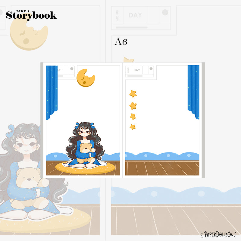 Azul | Midnight Dreamcatcher | Hobonichi A6 Daily Sticker Kit - a091