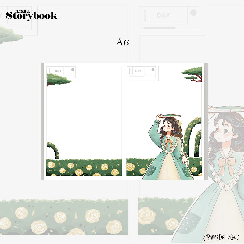 Clara | Victorian Muses | Hobonichi A6 Daily Sticker Kit - a093