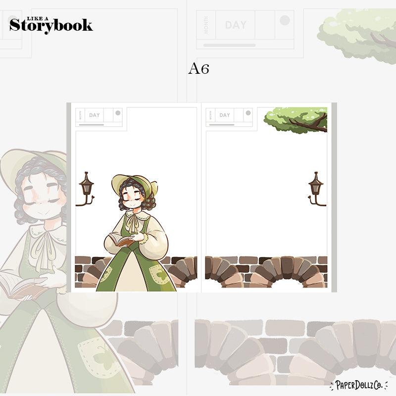 Beryl | Victorian Muses | Hobonichi A6 Daily Sticker Kit - a094