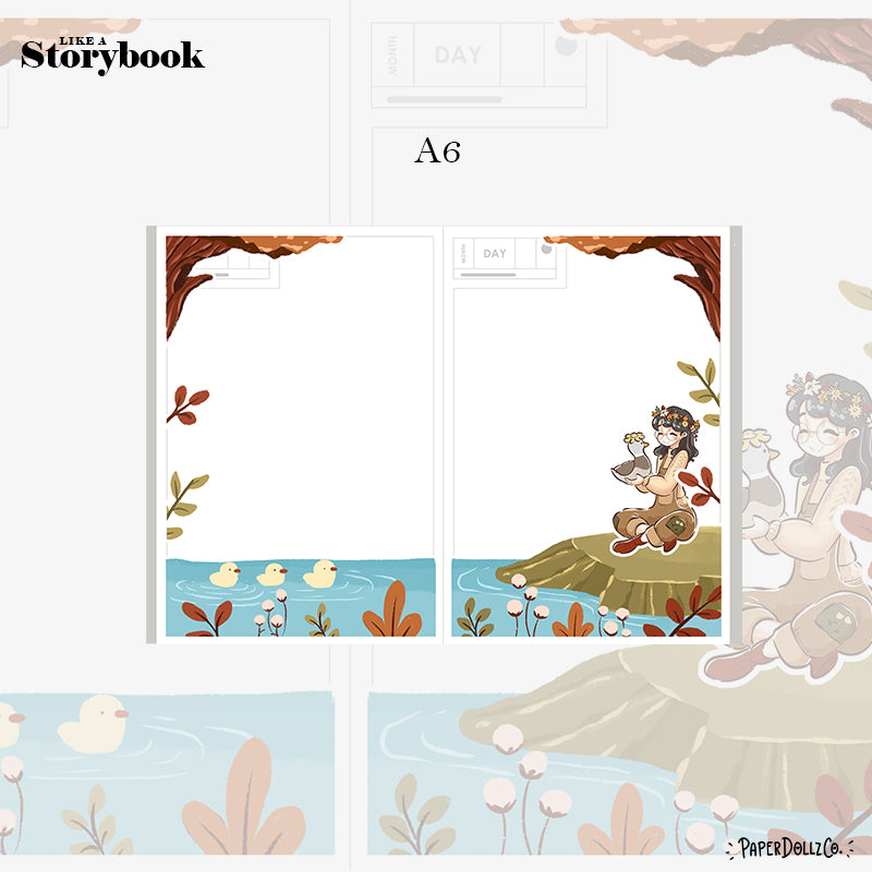 Saxony | Birds of Autumn | Hobonichi A6 Daily Sticker Kit - a100