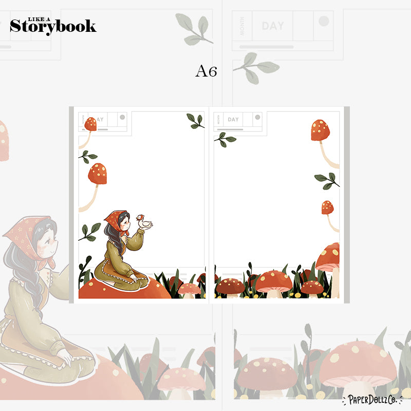 Pekin | Birds of Autumn | Hobonichi A6 Daily Sticker Kit - a101
