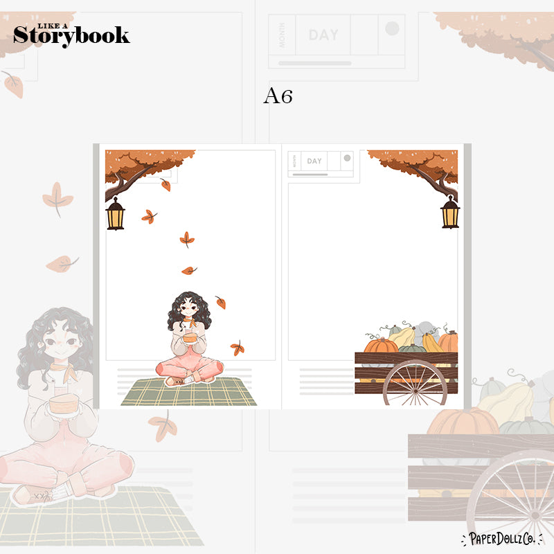 Dessert | Cozy Harvest | Hobonichi A6 Daily Sticker Kit - a102