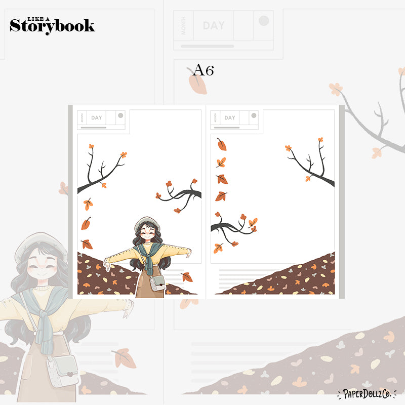 Blissful | Cozy Harvest | Hobonichi A6 Daily Sticker Kit - a104