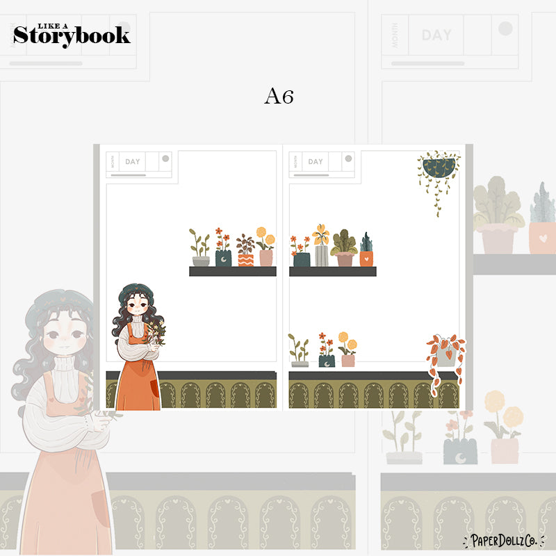 Gardener | Cozy Harvest | Hobonichi A6 Daily Sticker Kit - a105