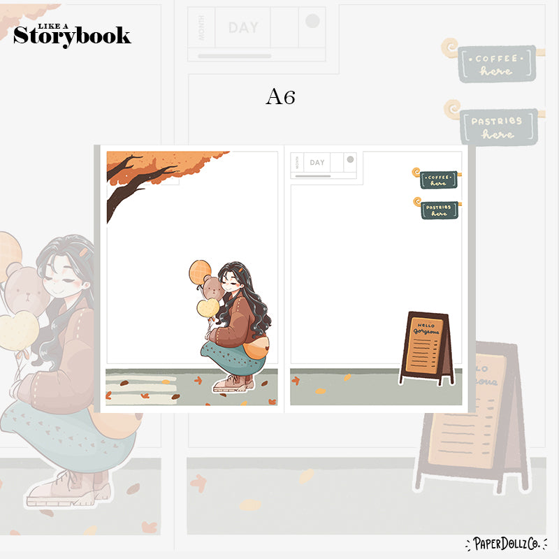 Fulfilled | Cozy Harvest | Hobonichi A6 Daily Sticker Kit - a106