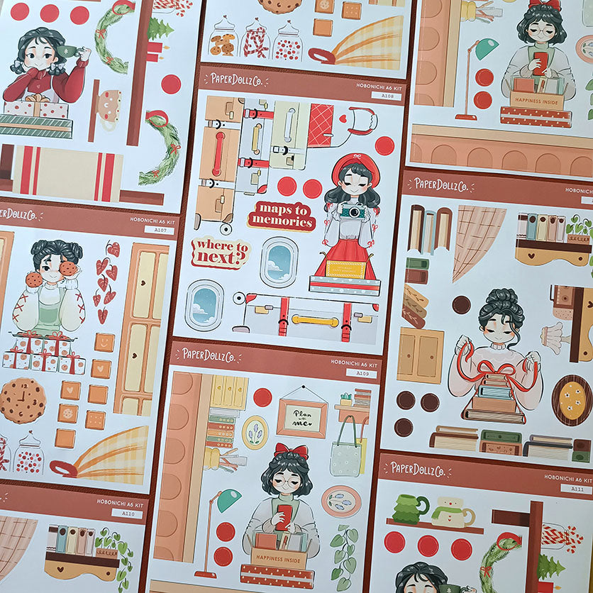 Sweet Tooth | Unbox the Joy | Hobonichi A6 Daily Sticker Kit - a107