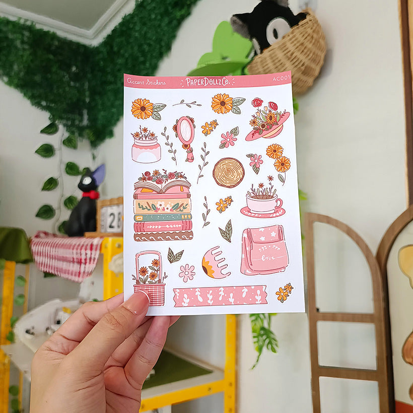 Accent Sticker | PaperDollzCo | ac001