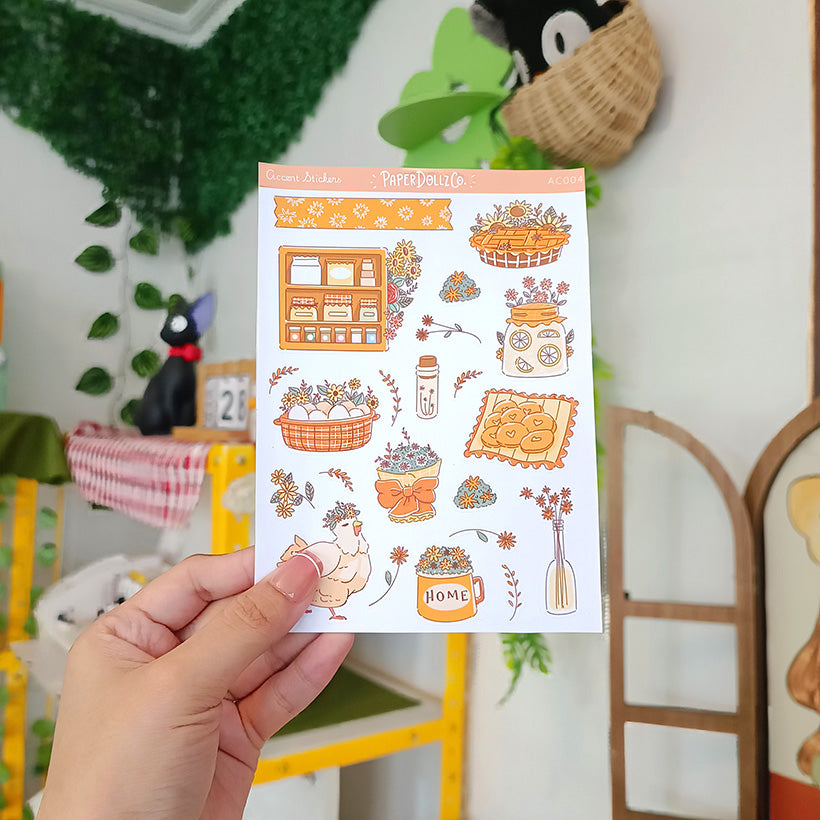 Accent Sticker | PaperDollzCo | ac004