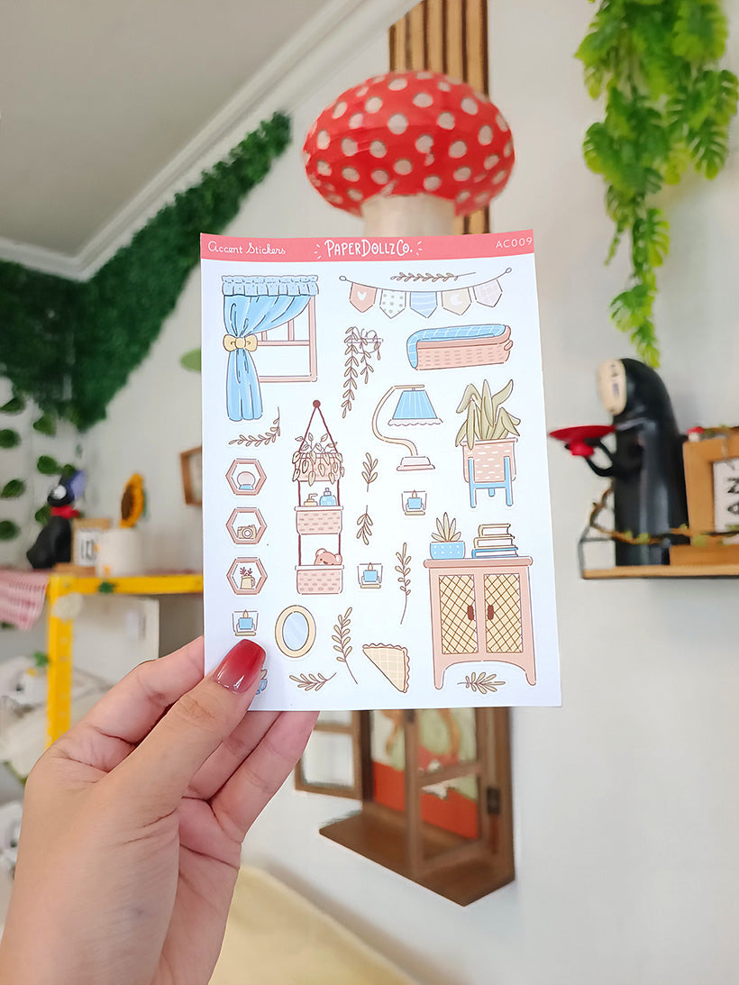 Accent Sticker | PaperDollzCo | ac009