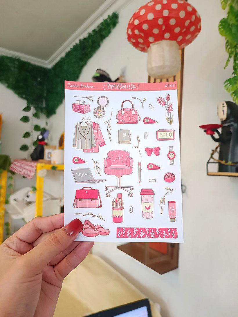 Accent Sticker | PaperDollzCo | ac011