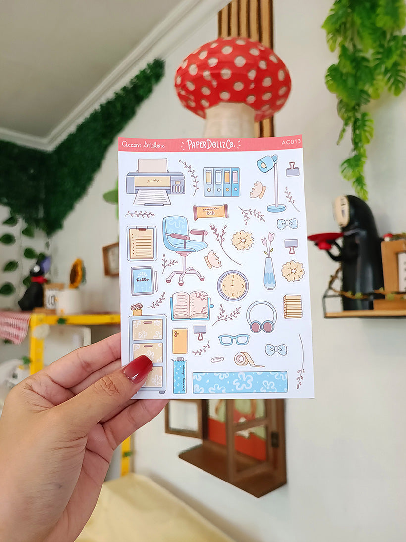 Accent Sticker | PaperDollzCo | ac013