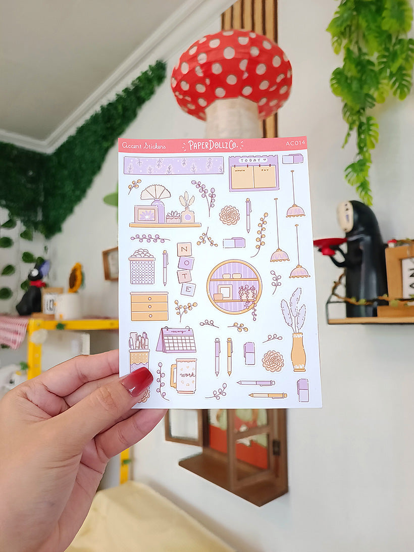 Accent Sticker | PaperDollzCo | ac014