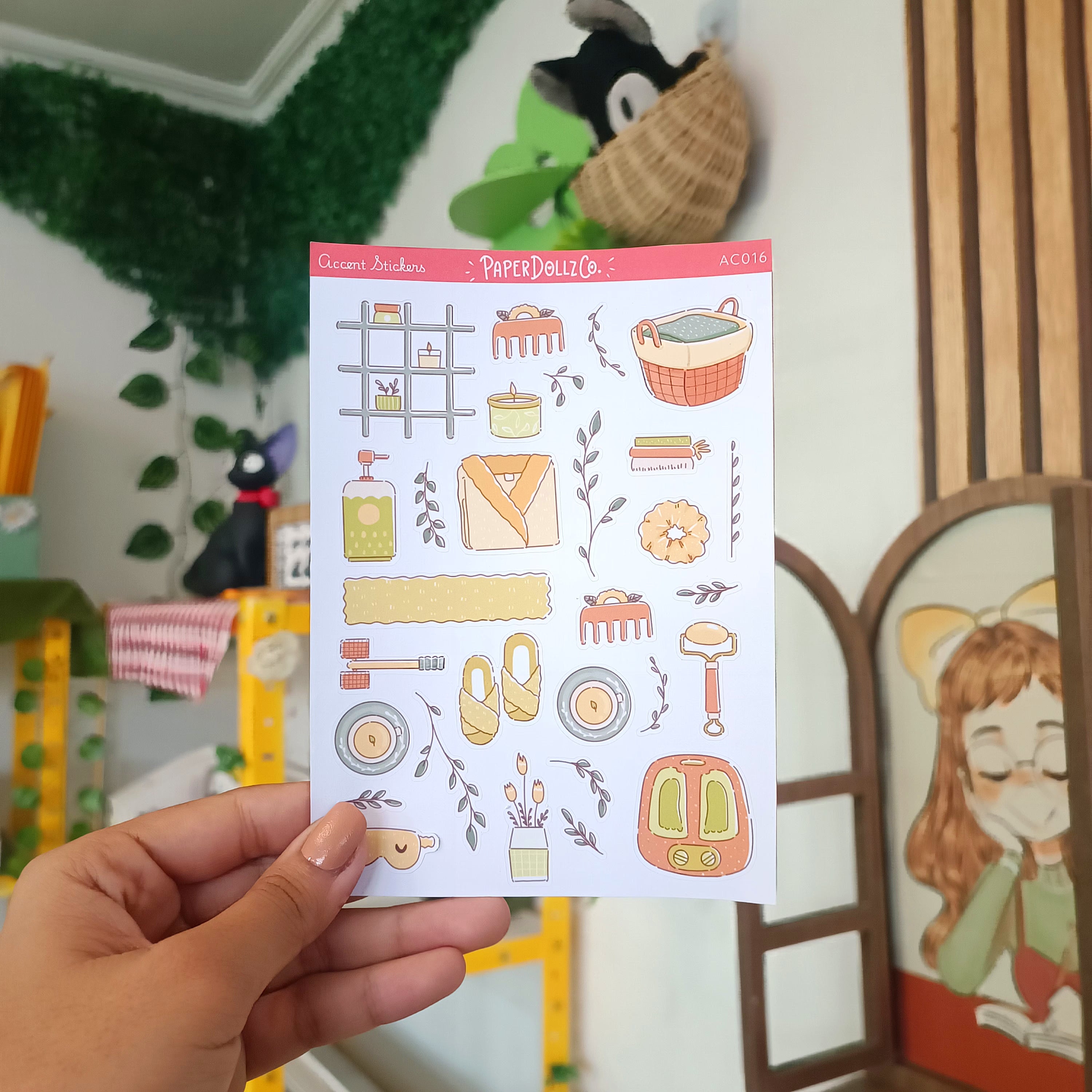 Accent Sticker | PaperDollzCo | ac016