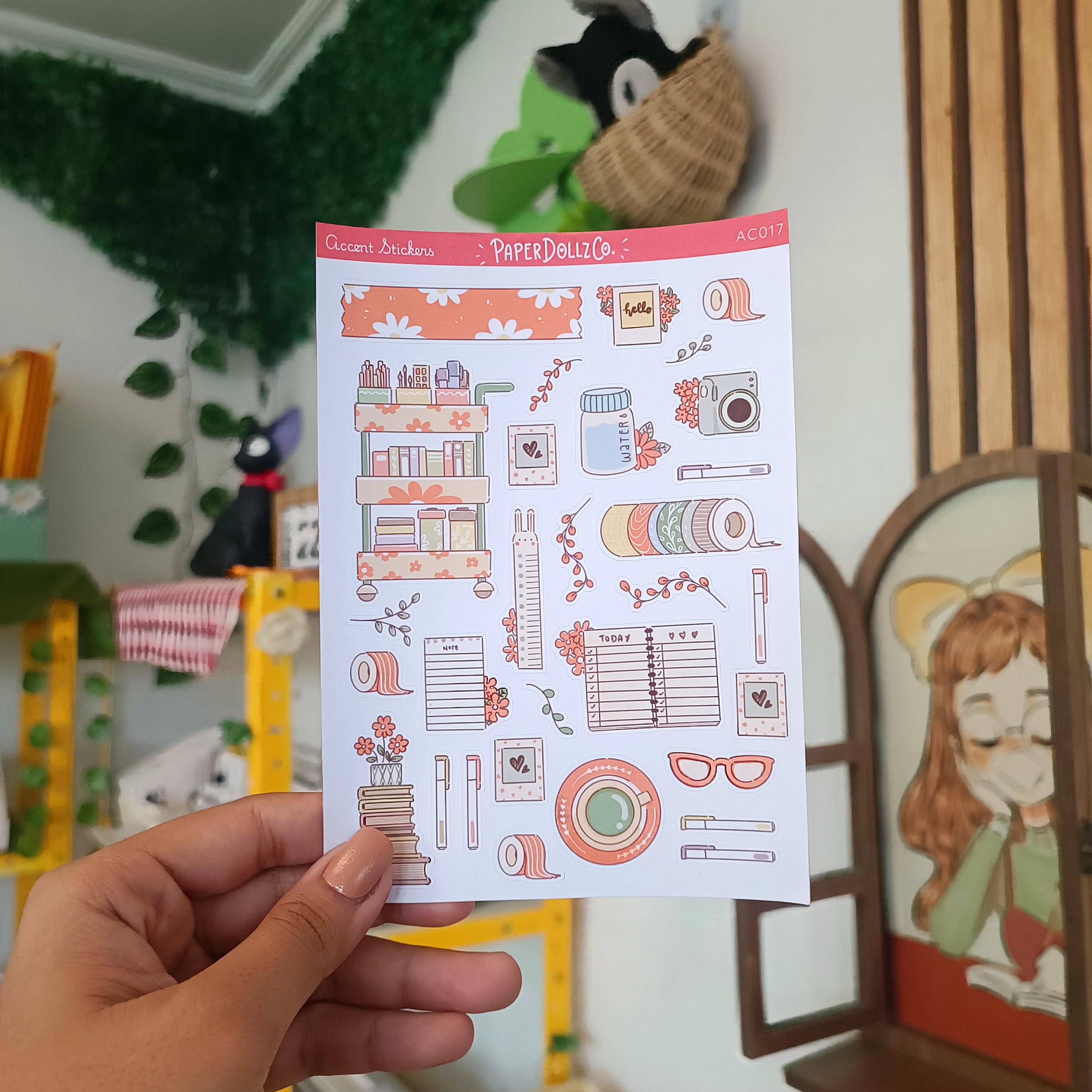 Accent Sticker | PaperDollzCo | ac017