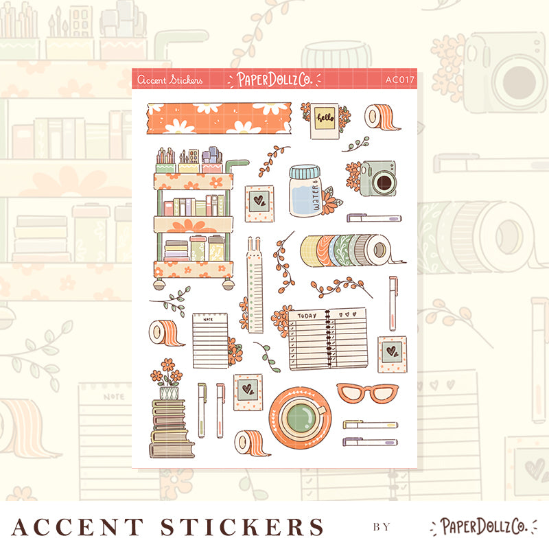Accent Sticker | PaperDollzCo | ac017