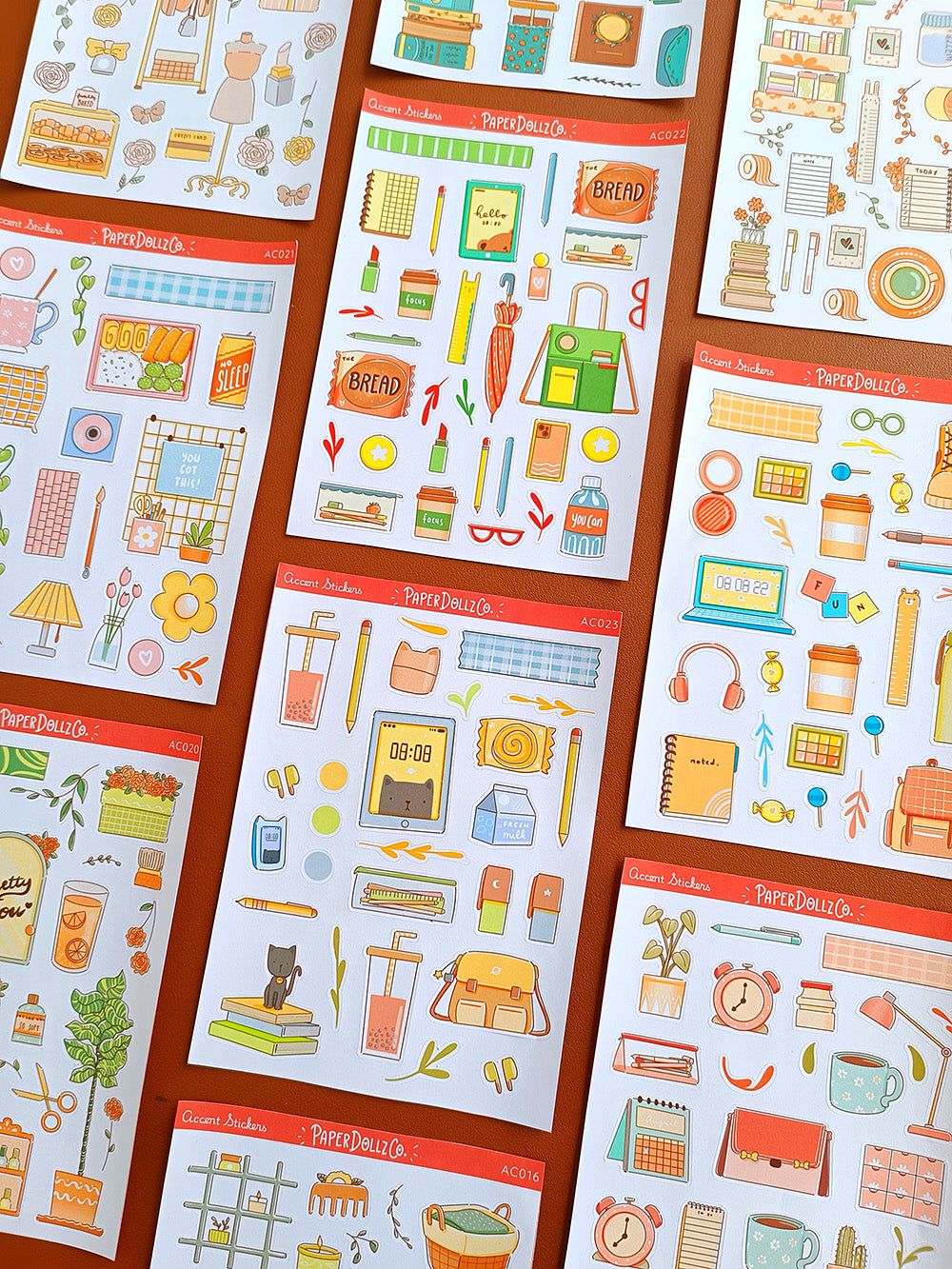 Accent Sticker | PaperDollzCo | ac023