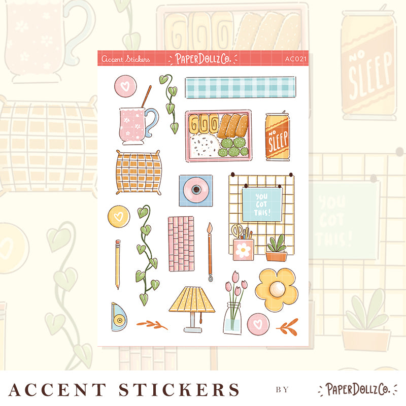 Accent Sticker | PaperDollzCo | ac021