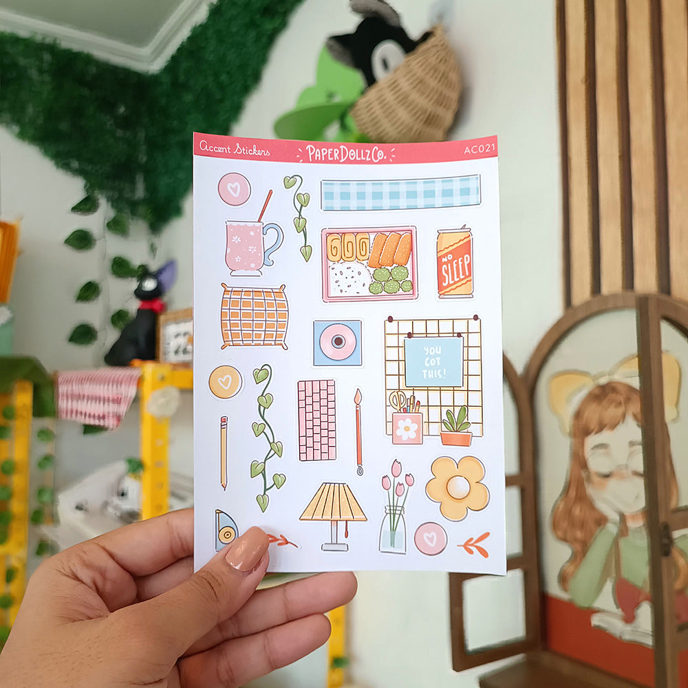 Accent Sticker | PaperDollzCo | ac021
