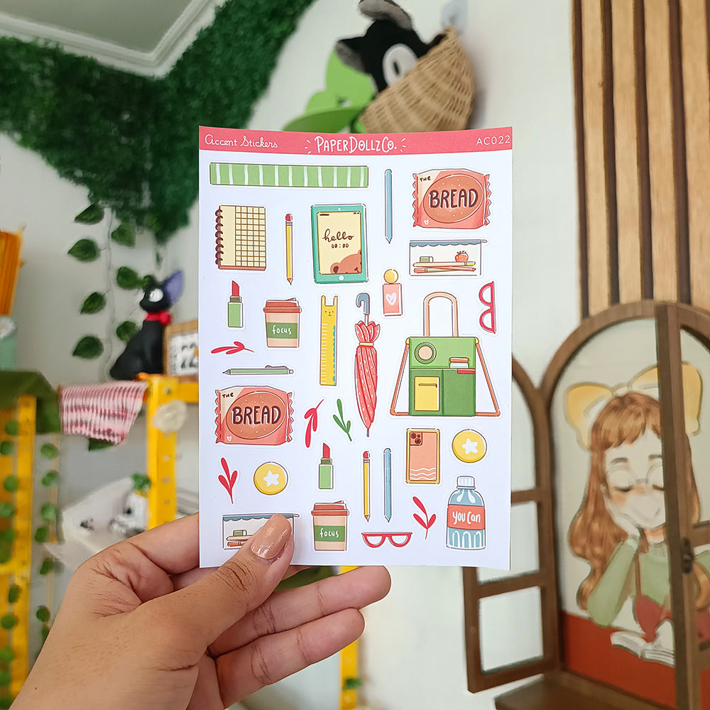 Accent Sticker | PaperDollzCo | ac022
