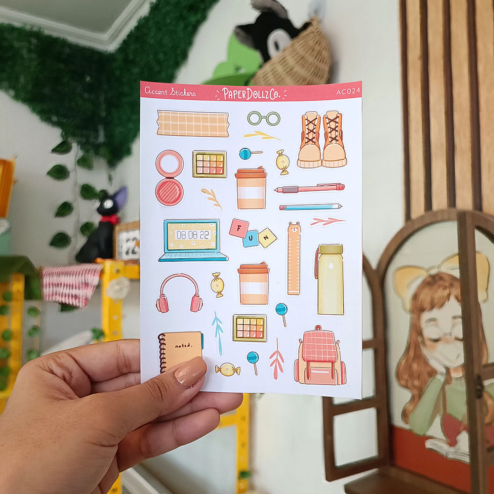 Accent Sticker | PaperDollzCo | ac024