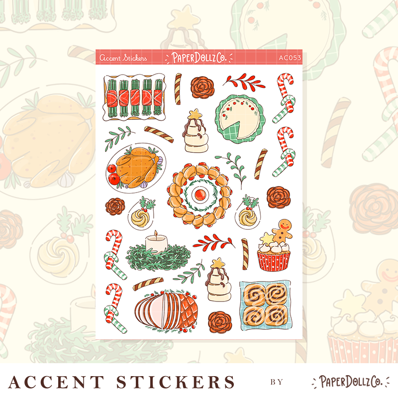 Joy to the Dolly World | Accent Sticker | PaperDollzCo | ac053