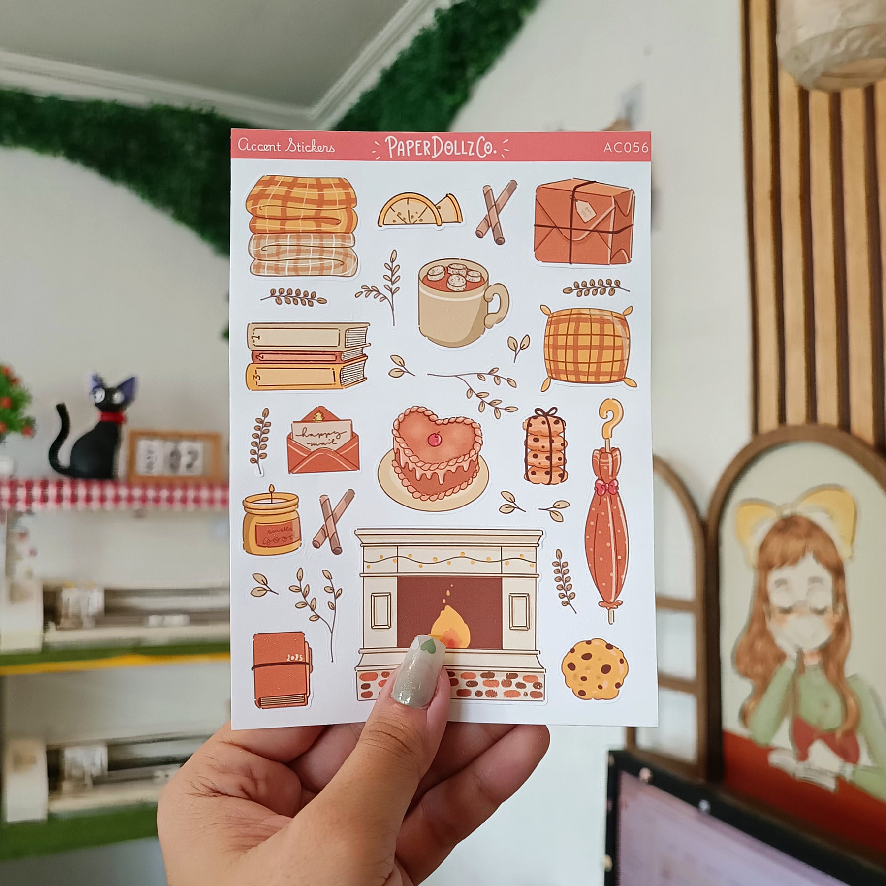 Winter Solstice | Accent Sticker | PaperDollzCo | ac056