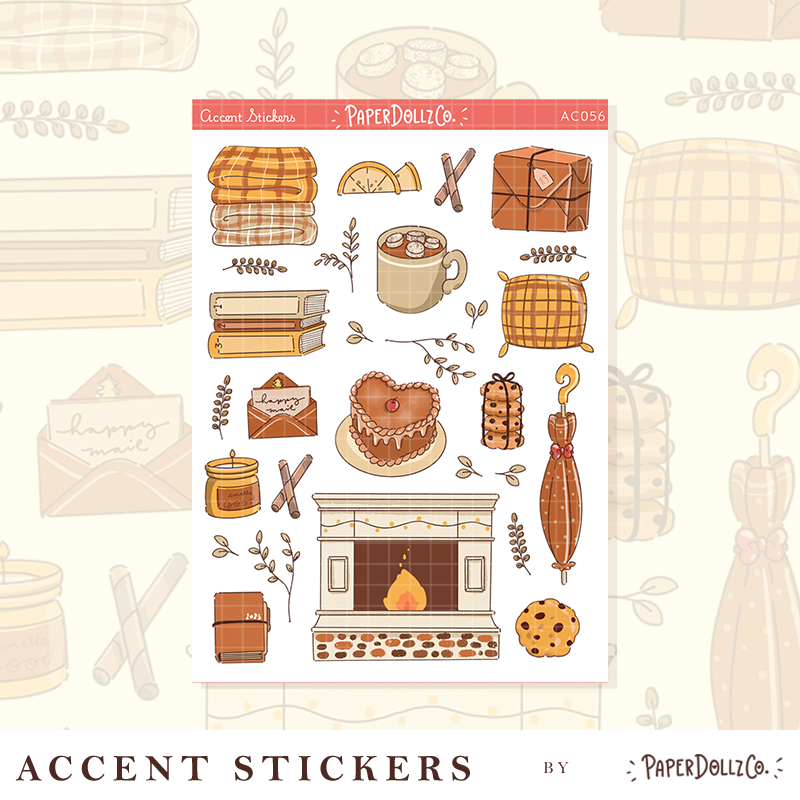 Winter Solstice | Accent Sticker | PaperDollzCo | ac056