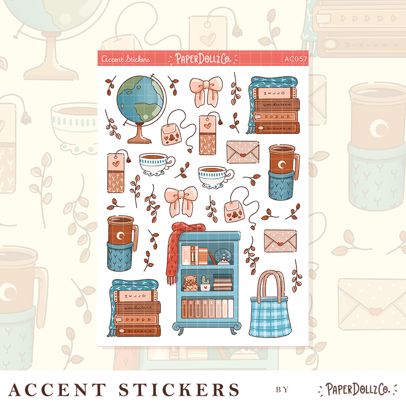 Winter Solstice | Accent Sticker | PaperDollzCo | ac057