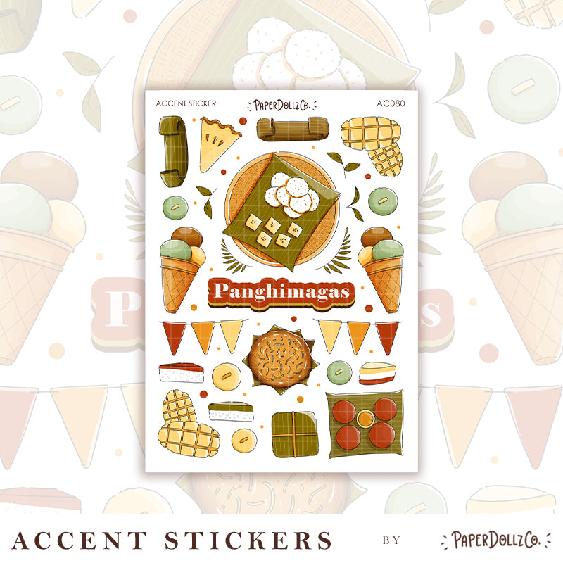 Panghimagas | Accent Sticker | PaperDollzCo | ac080