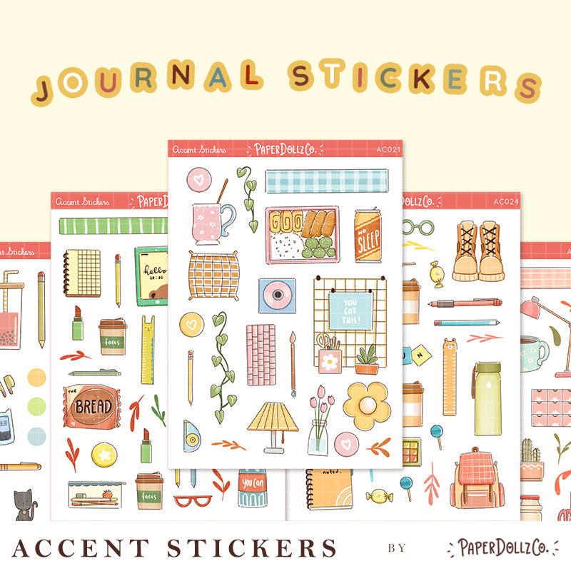 Accent Sticker | PaperDollzCo | ac021