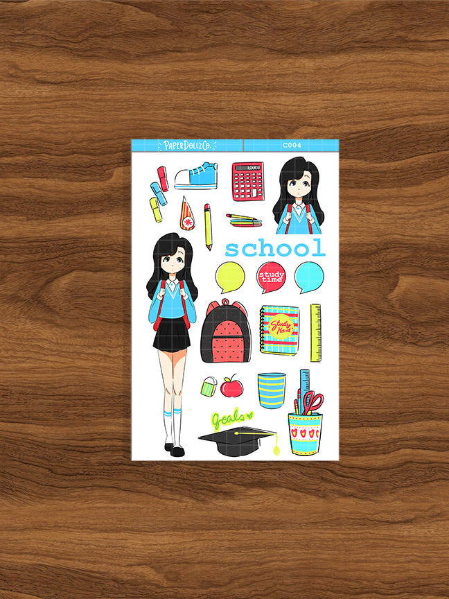 School | Collection Sticker | C004