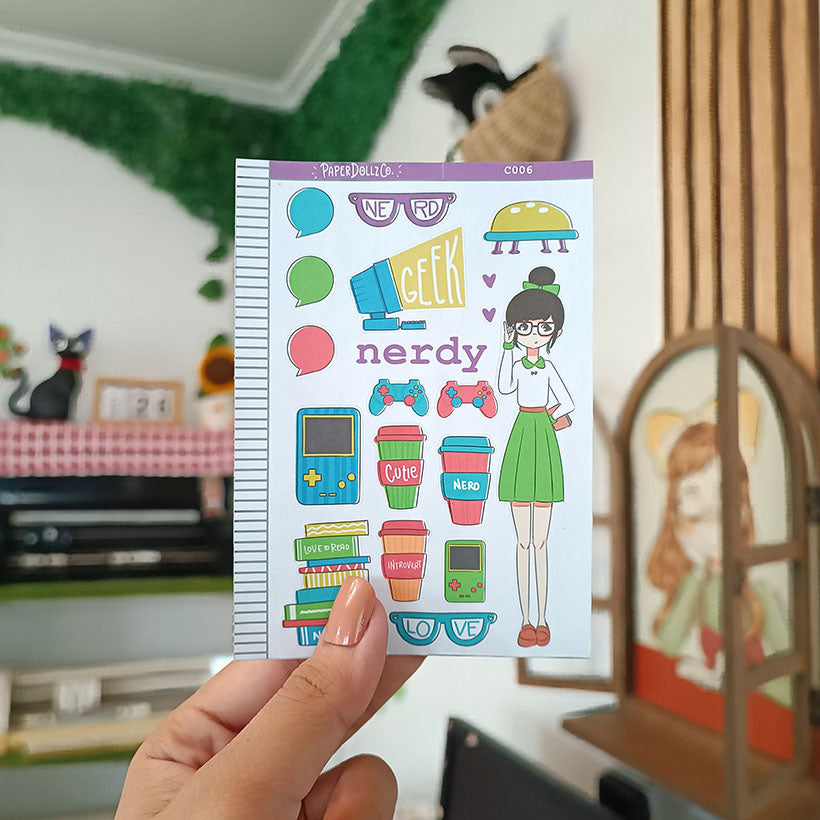 Nerdy | Collection Sticker | C006