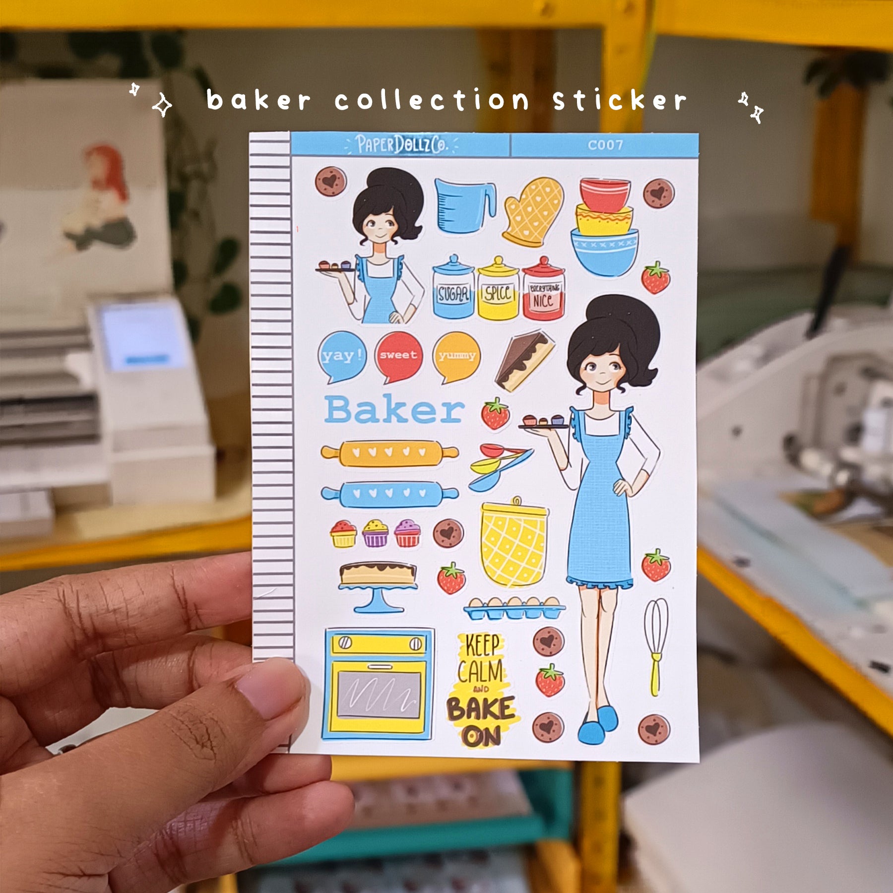 Baker | Collection Sticker | C007