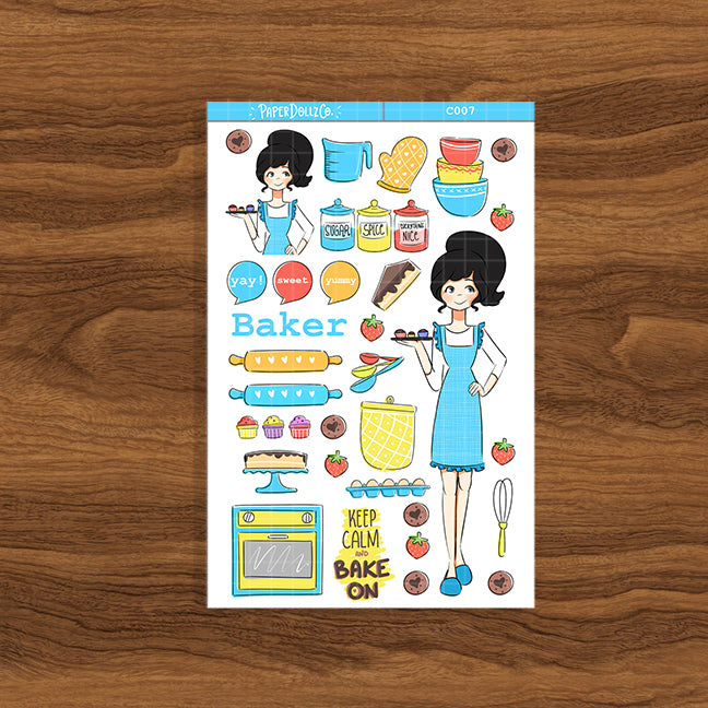 Baker | Collection Sticker | C007