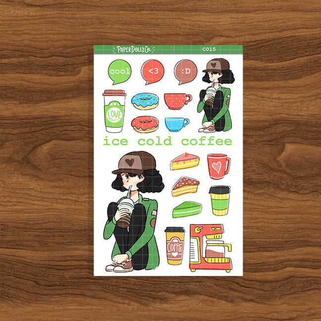 Ice Cold Coffee | Collections Sticker | C015