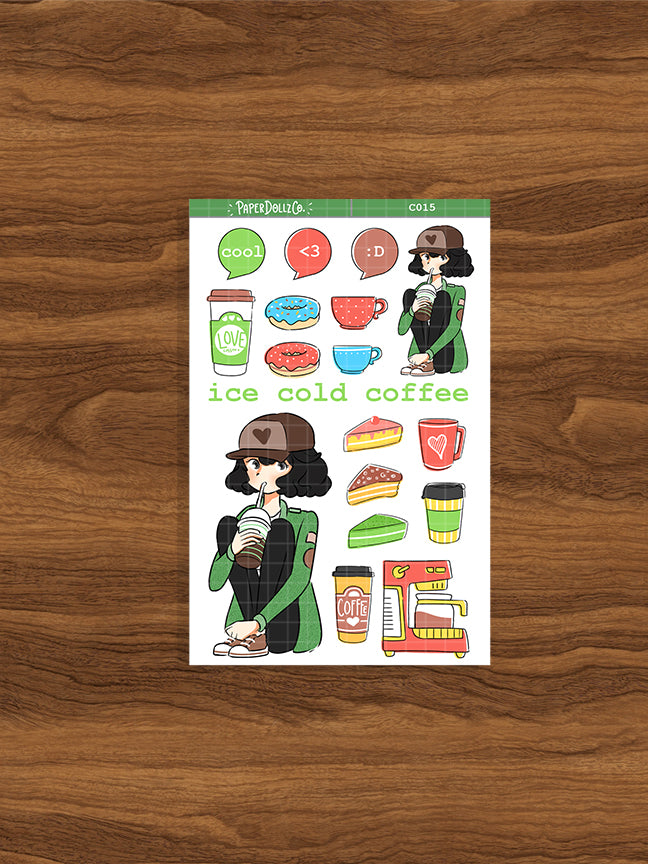 Ice Cold Coffee | Collections Sticker | C015