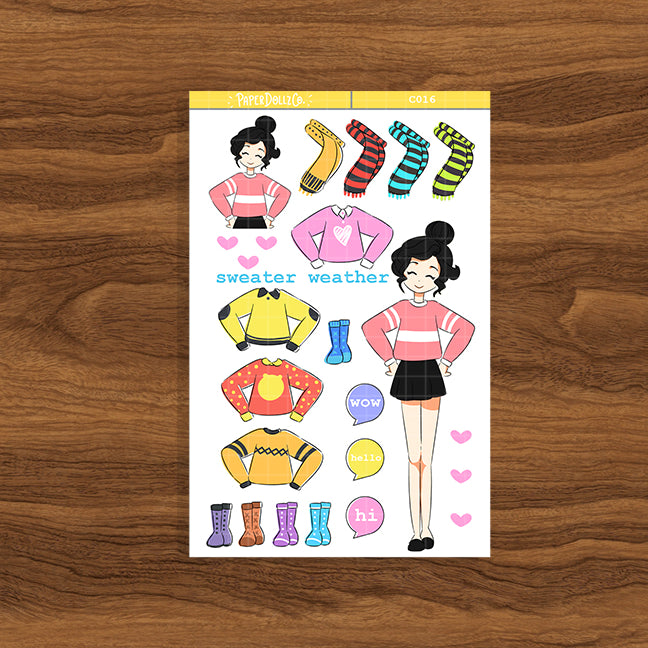 Sweater Weather | Collections Sticker | C016