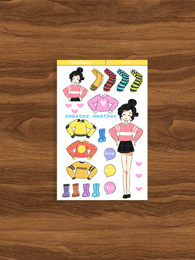 Sweater Weather | Collections Sticker | C016